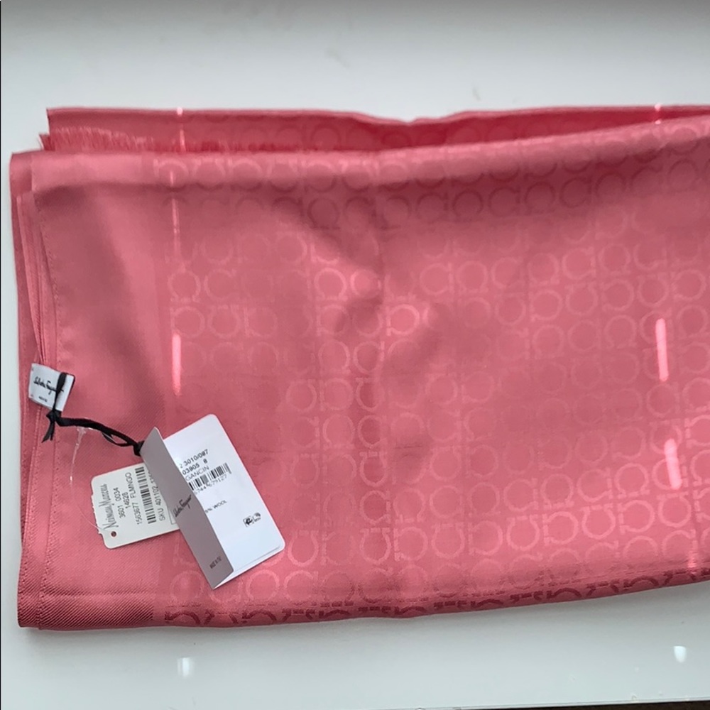 Brand New Ferragamo Pink Scarf